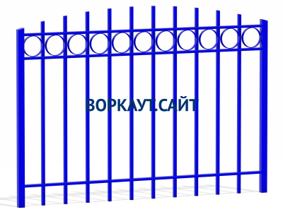 Ограждение спортивной площадки МАФ 5005 в Магадане