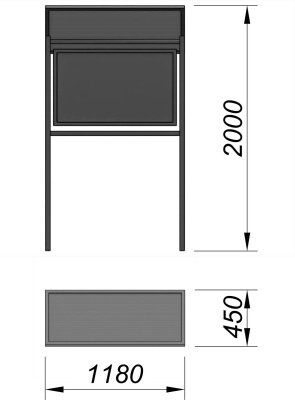 Информационный стенд МАФ 6006 в Магадане