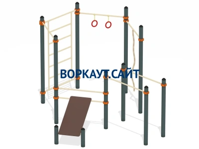 Спортивный комплекс воркаут ВС-49 в Магадане