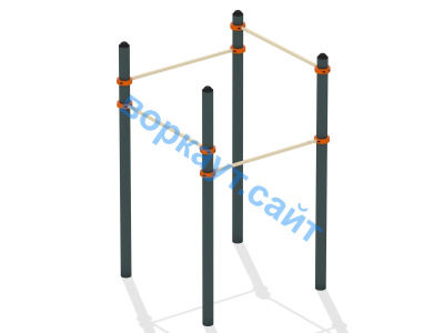 Турник четырехуровневый ВС-11 в Магадане